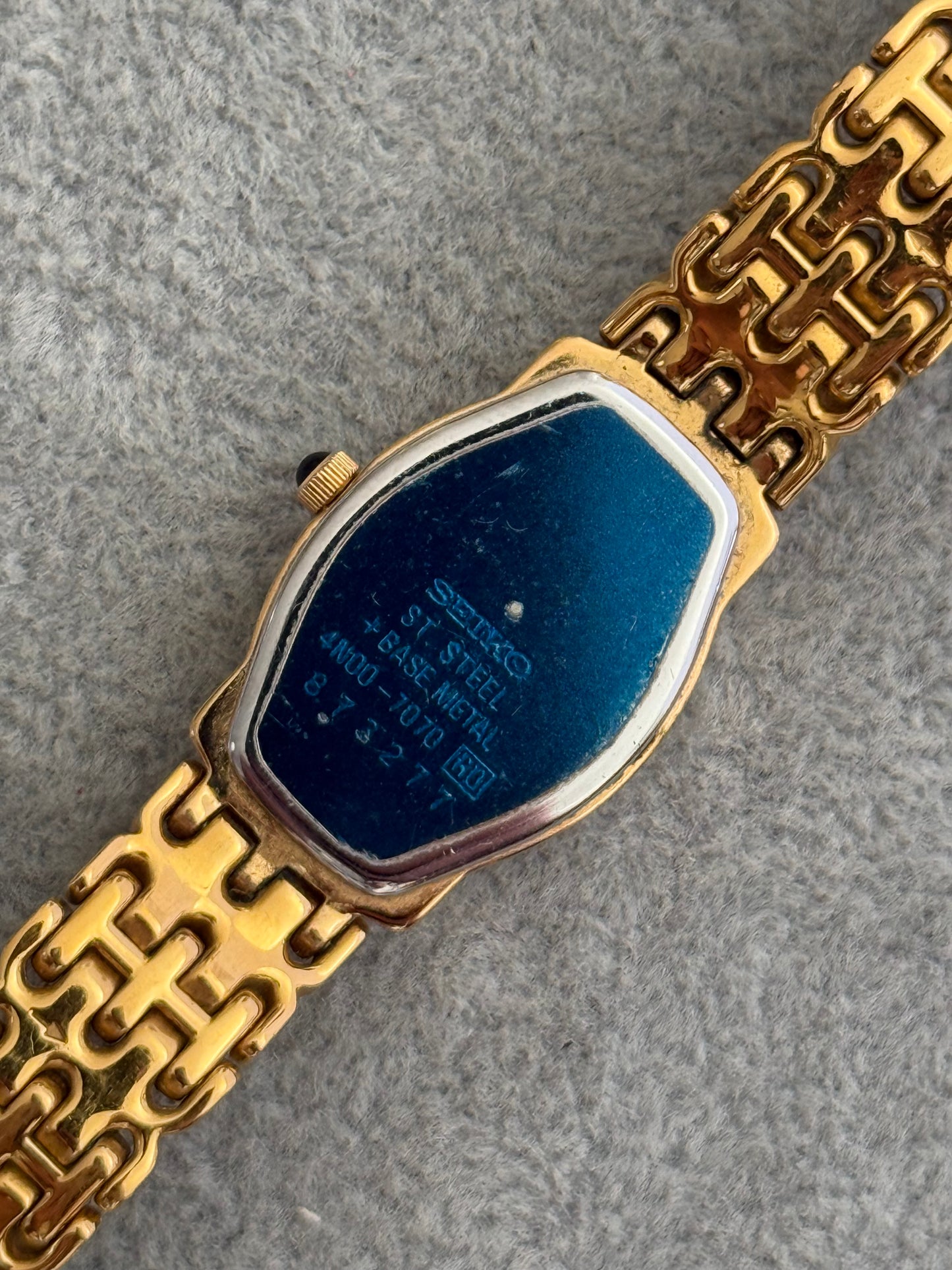 July 1987 Vintage Gold Seiko Watch 4N00-7070