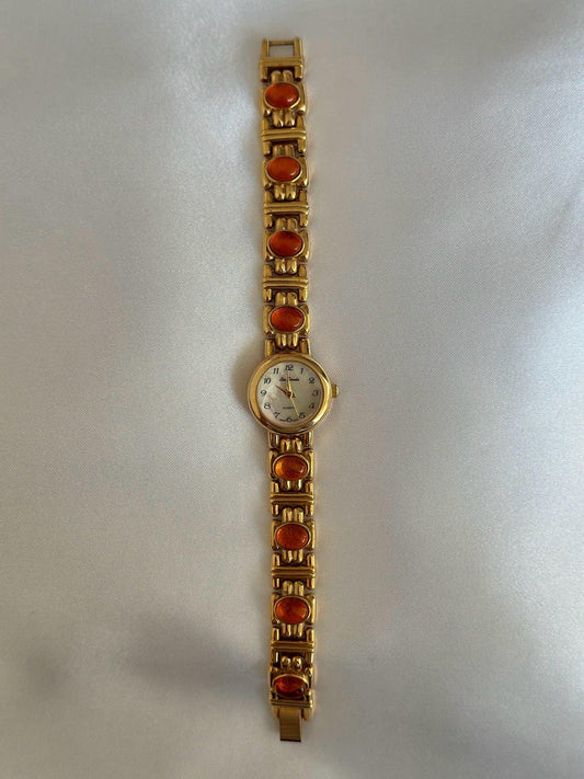 Vintage Amber Gem Watch