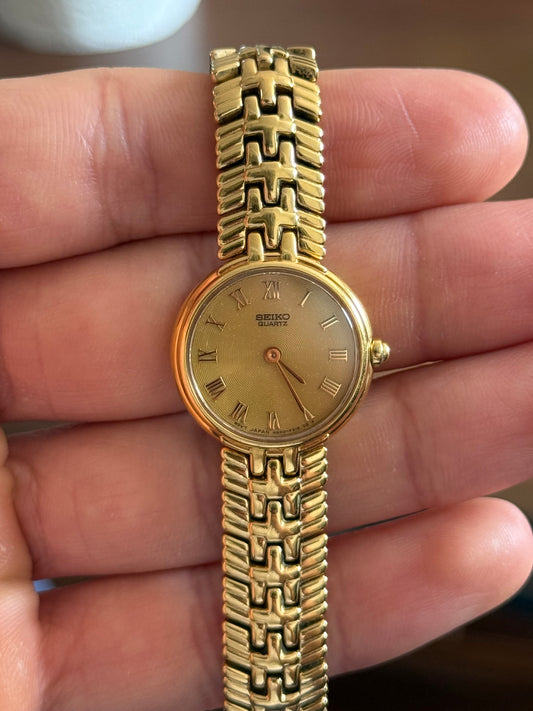 Rare September 1993 Champagne Dial Seiko Watch 4N00-F150