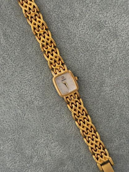 Vintage Mother Of Pearl Seiko Watch