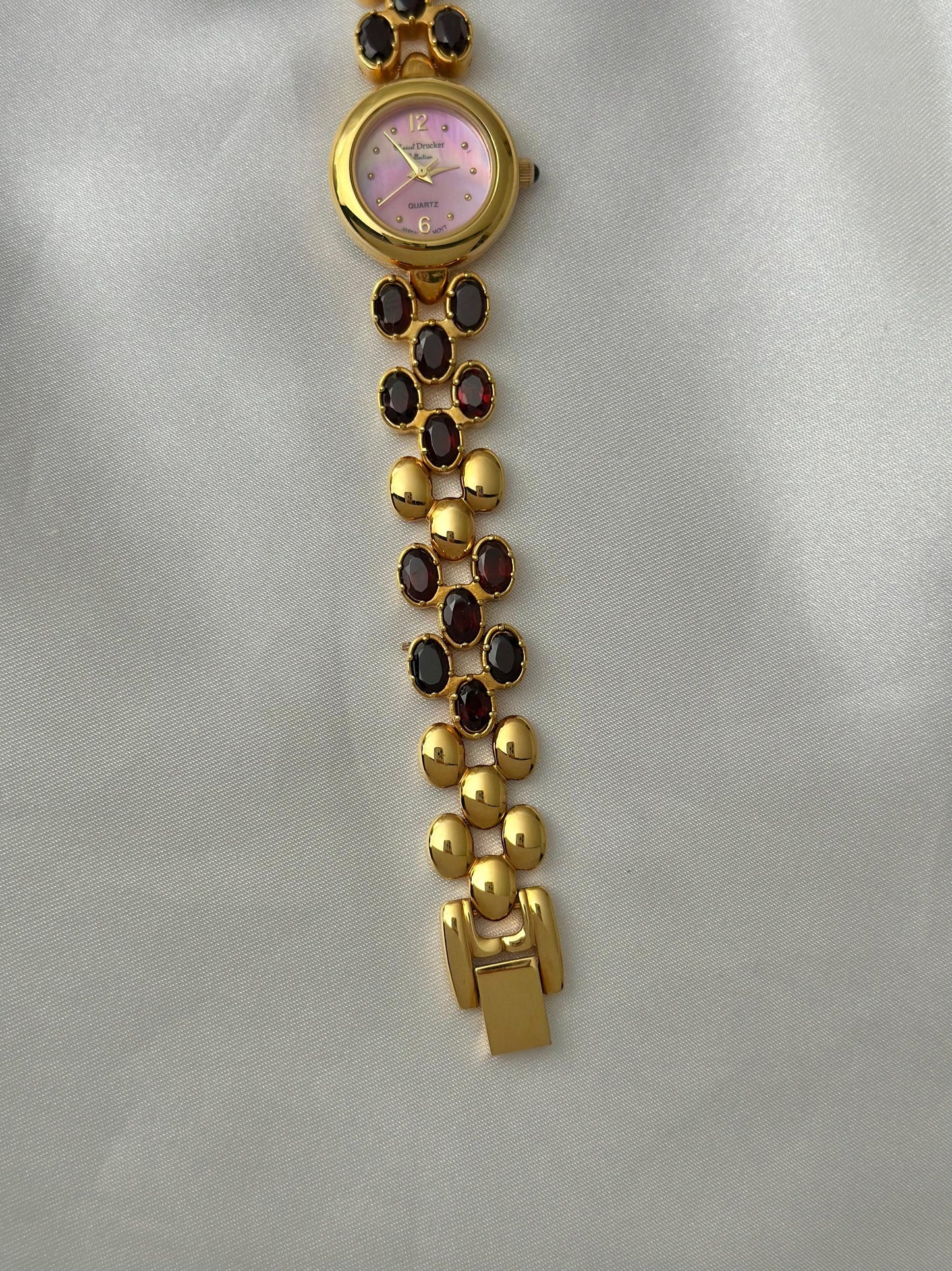 Vintage Ruby Gem Watch