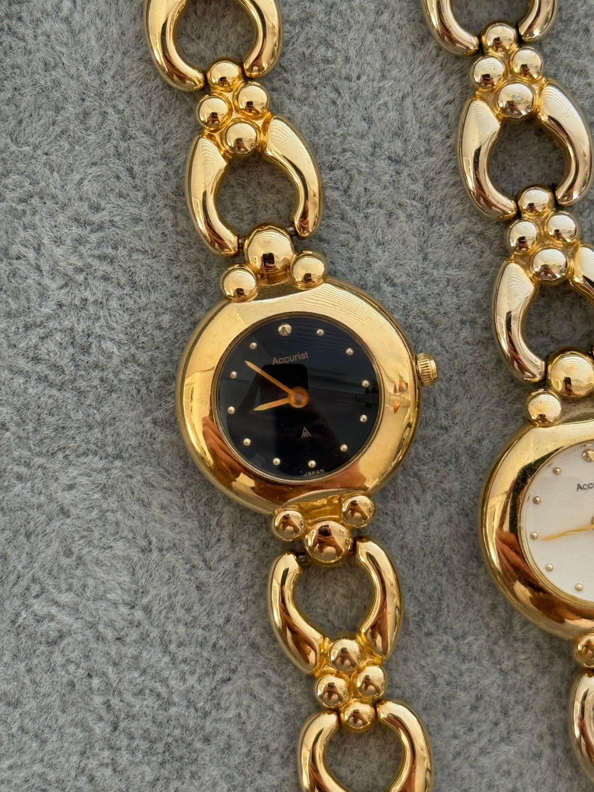 Matching Vintage Accurist Watch Set