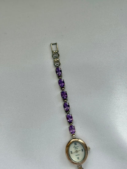 Vintage Purple Gem Watch