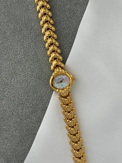 Vintage Mother Of Pearl Accurist Watch