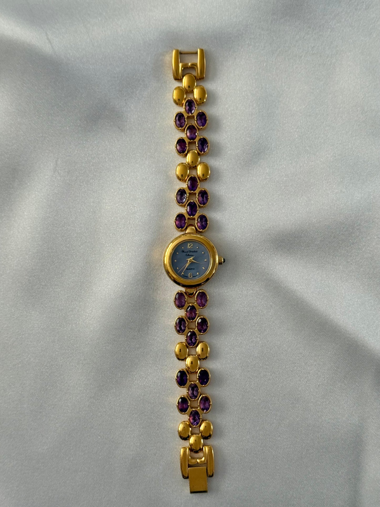 Vintage Amethyst Gem Watch