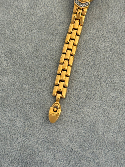 Rare Vintage 1990’s Diamond Bezel Seiko Watch 1N00-6E79