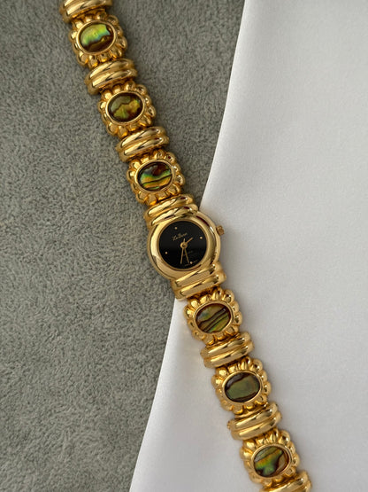 Vintage Chunky Abalone Watch