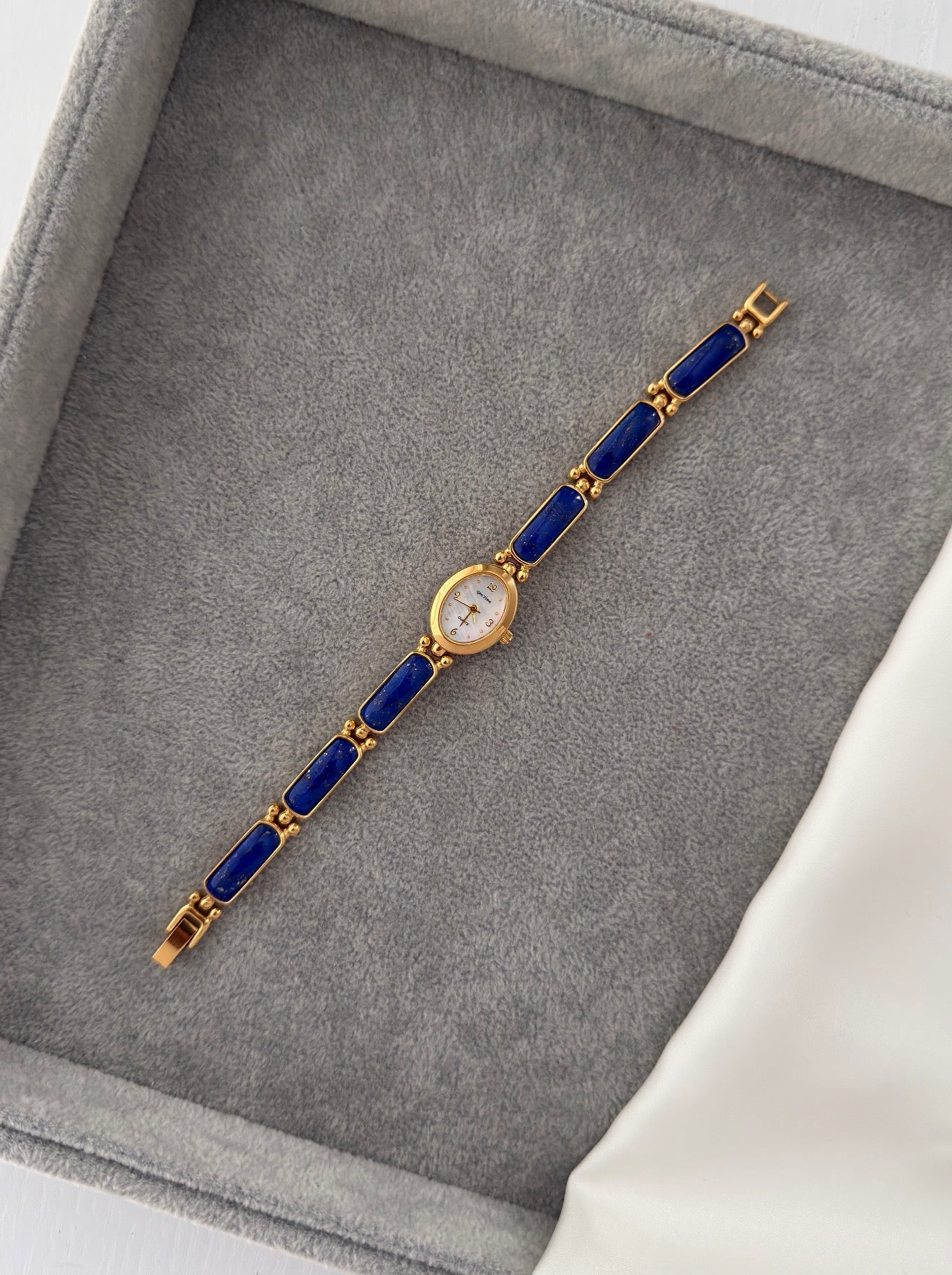 Vintage Lapis Lazuli Gem Watch