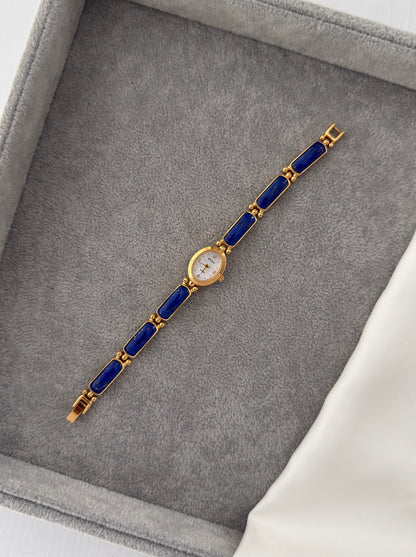 Vintage Lapis Lazuli Gem Watch