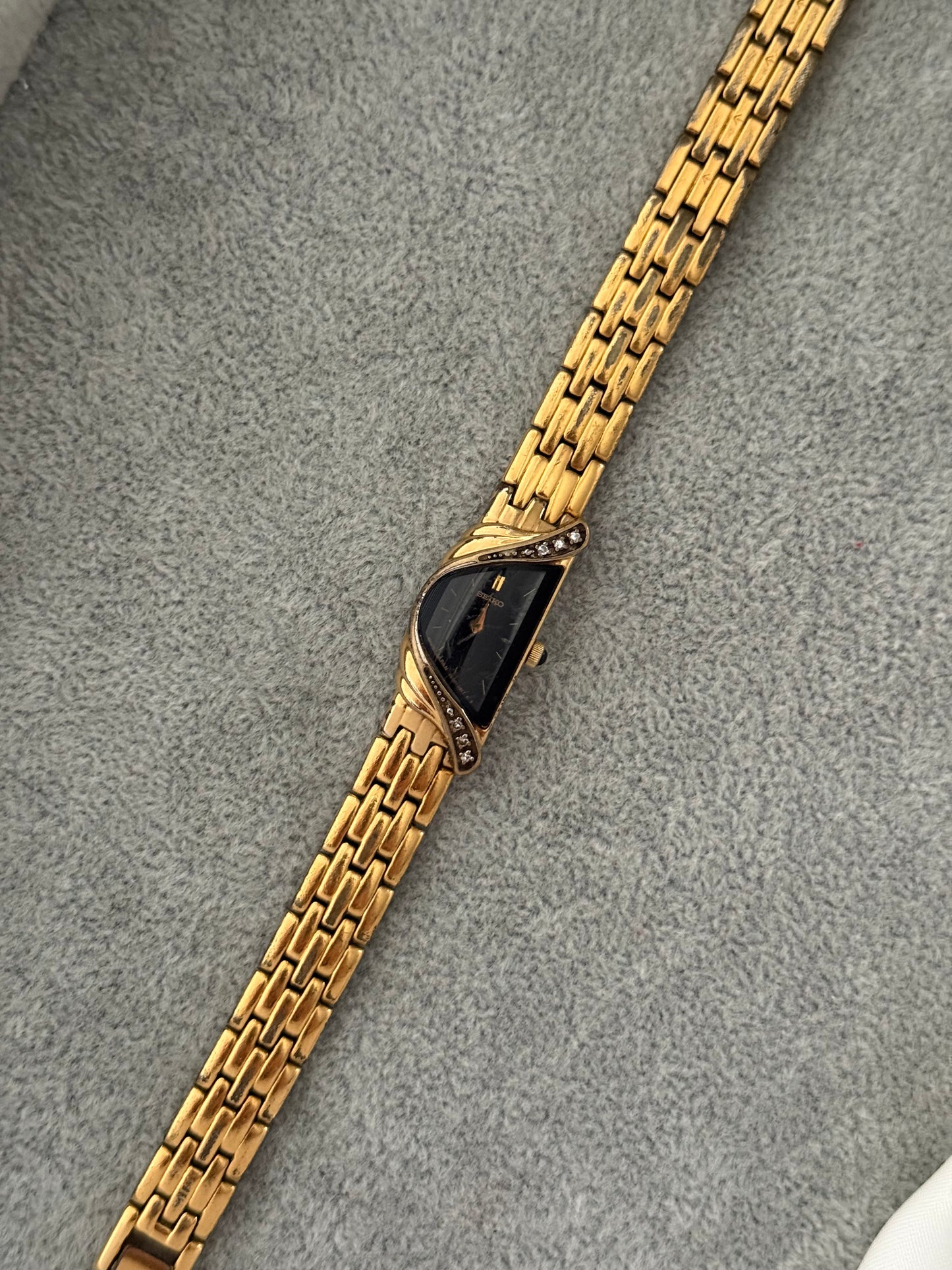 Vintage Seiko Half Moon Watch