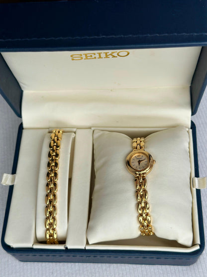 Coffret de montres Seiko vintage en boîte