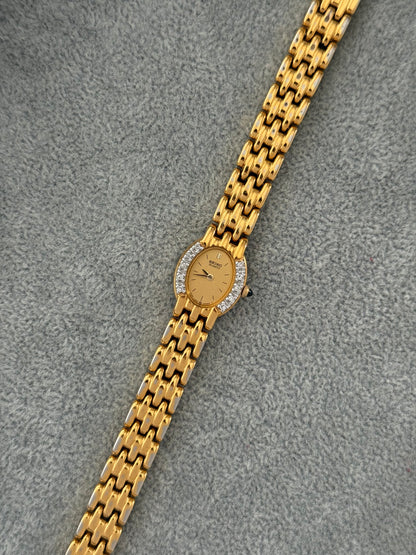 Rare Vintage Seiko Diamond Bezel Watch