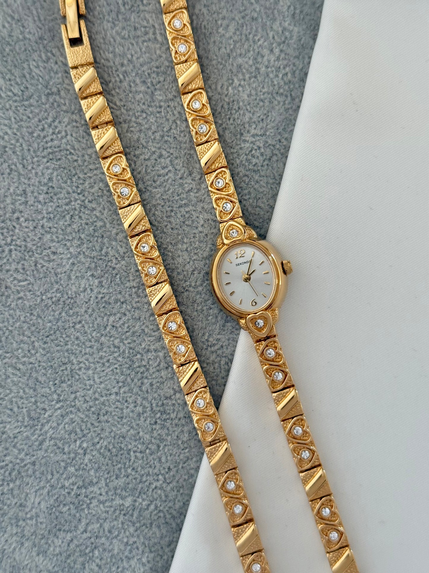Vintage Heart Watch Set