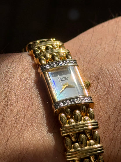 Rare Diamond Bezel Citizen Watch