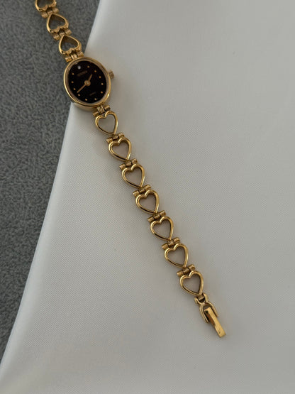 Adorable Vintage Heart Watch