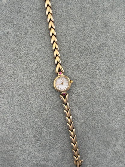 Rare Vintage Citizen Chere Ruby Gem Watch