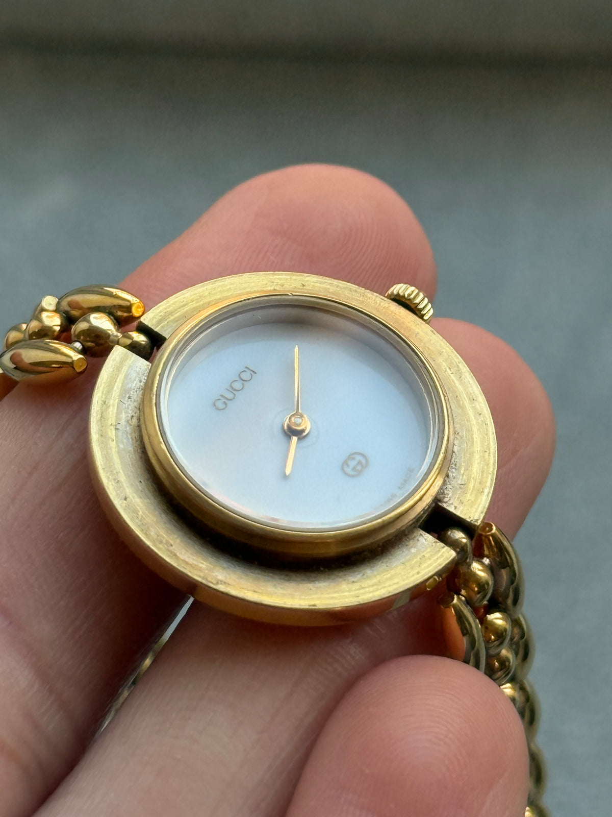 Vintage Gucci 1200L Watch with 6 Interchangeable Bezels