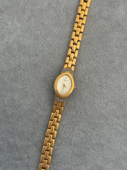 Rare Vintage 1990’s Diamond Bezel Seiko Watch 1N00-6E79