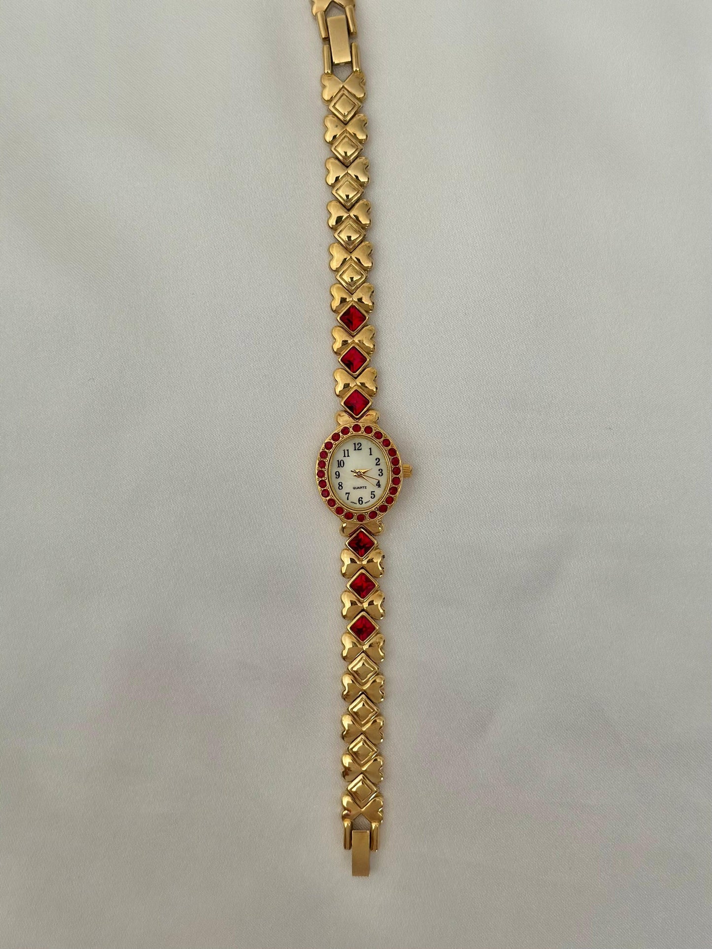 Vintage Ruby Gem Watch