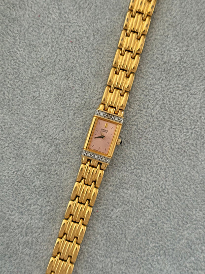 Rare Vintage Pink Dial Seiko Watch