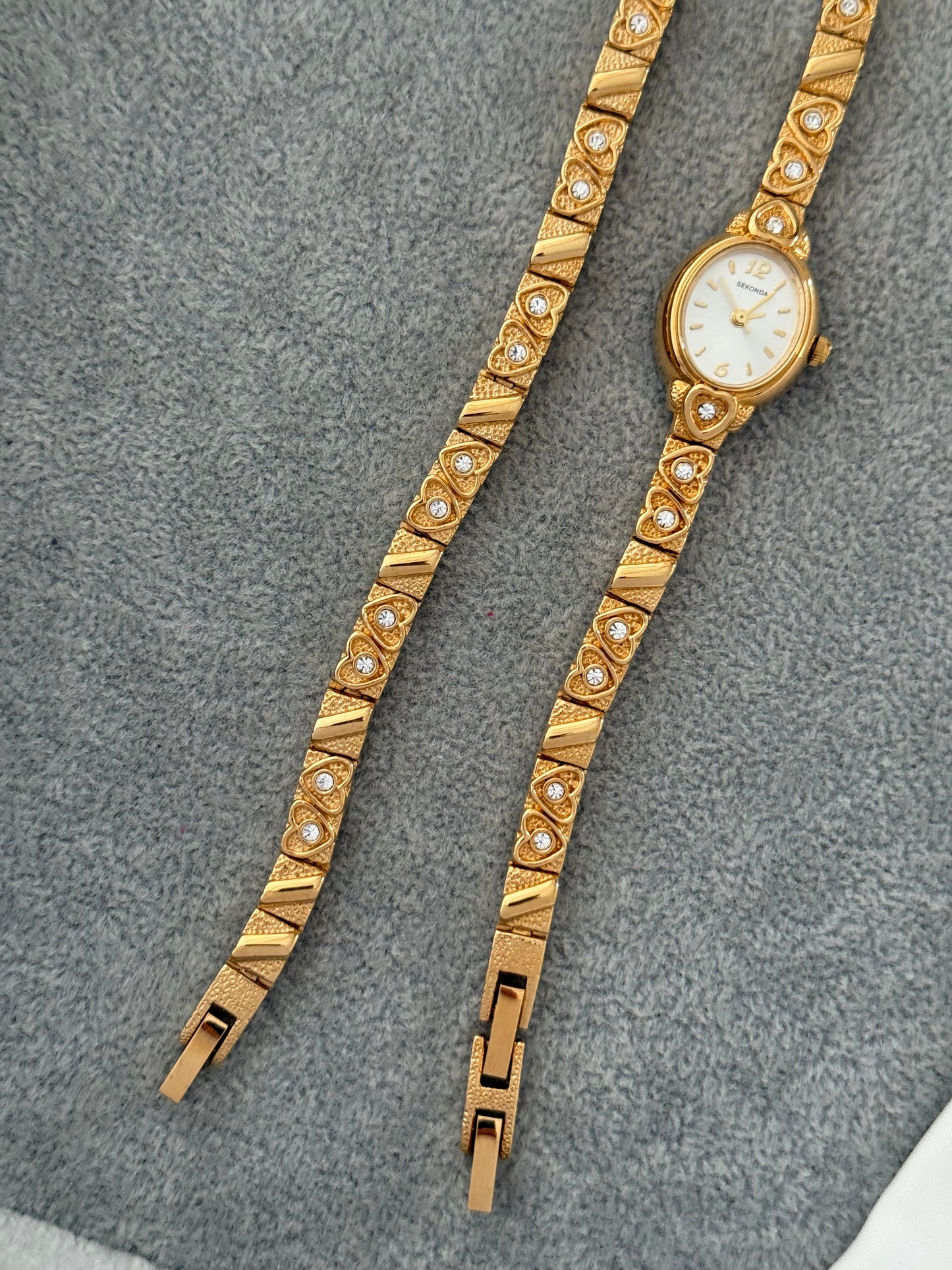 Vintage Heart Watch Set