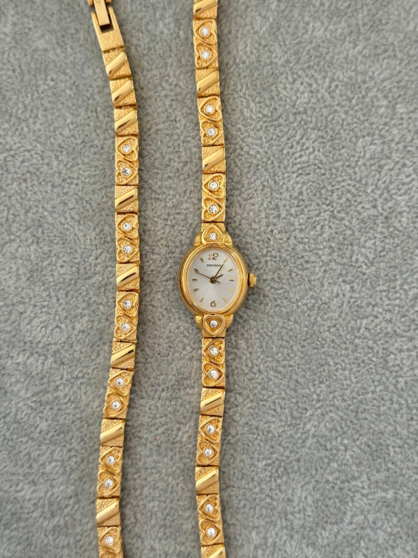 Vintage Heart Watch Set