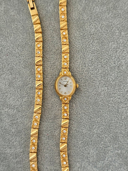Vintage Heart Watch Set