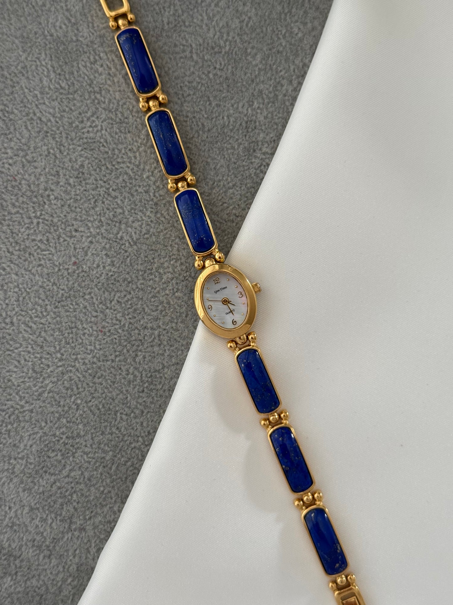 Vintage Lapis Lazuli Gem Watch
