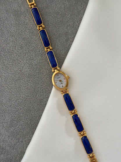 Vintage Lapis Lazuli Gem Watch