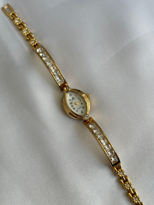 Montre à diamants vintage
