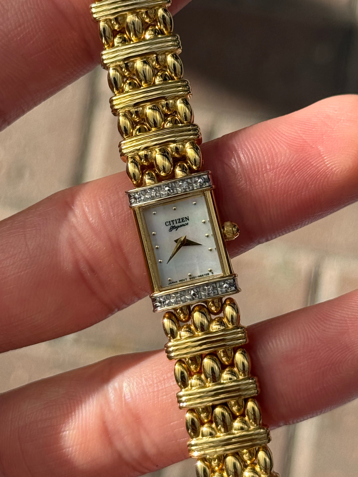 Rare Diamond Bezel Citizen Watch