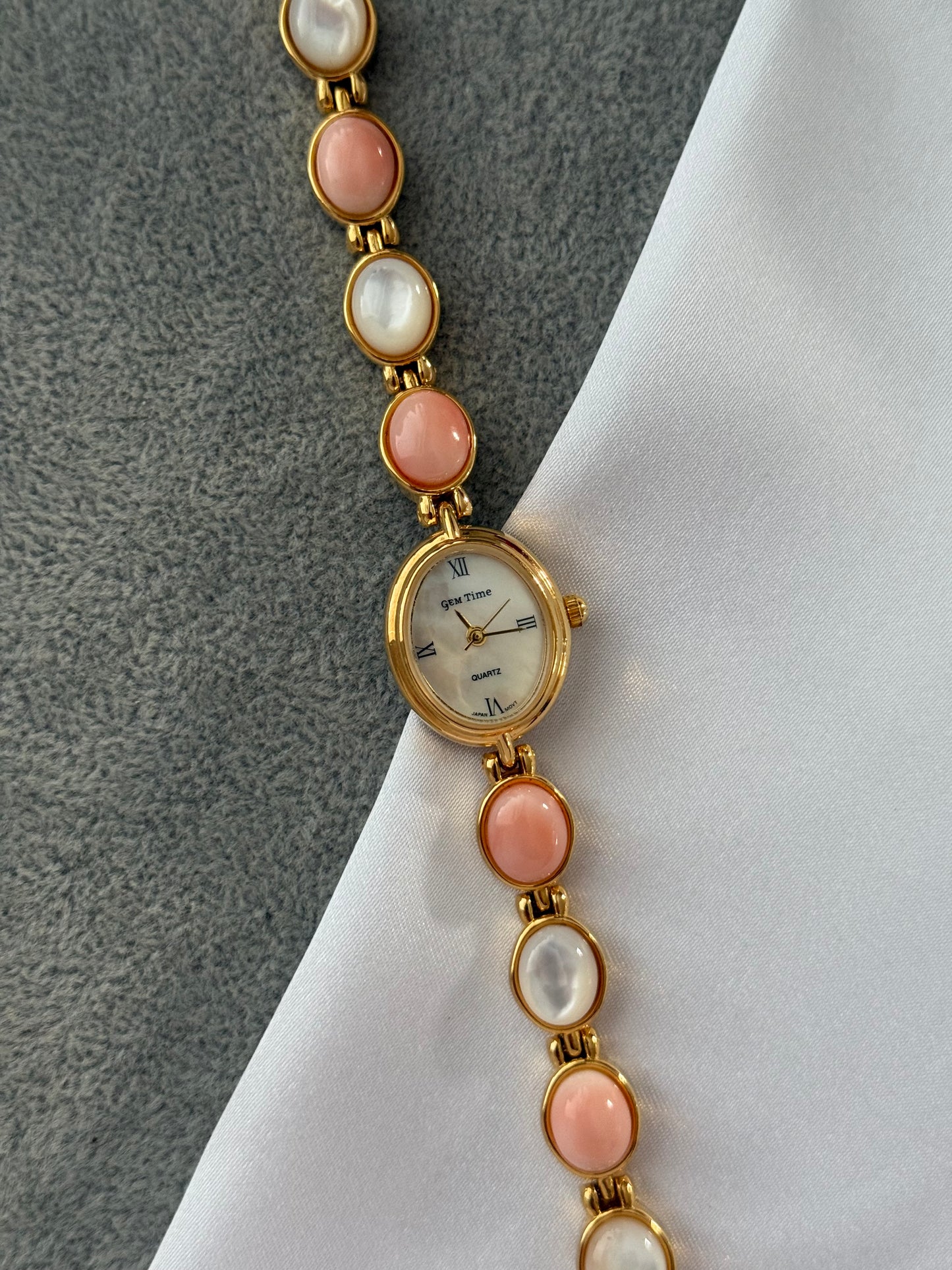 Vintage Pearly Gem Watch