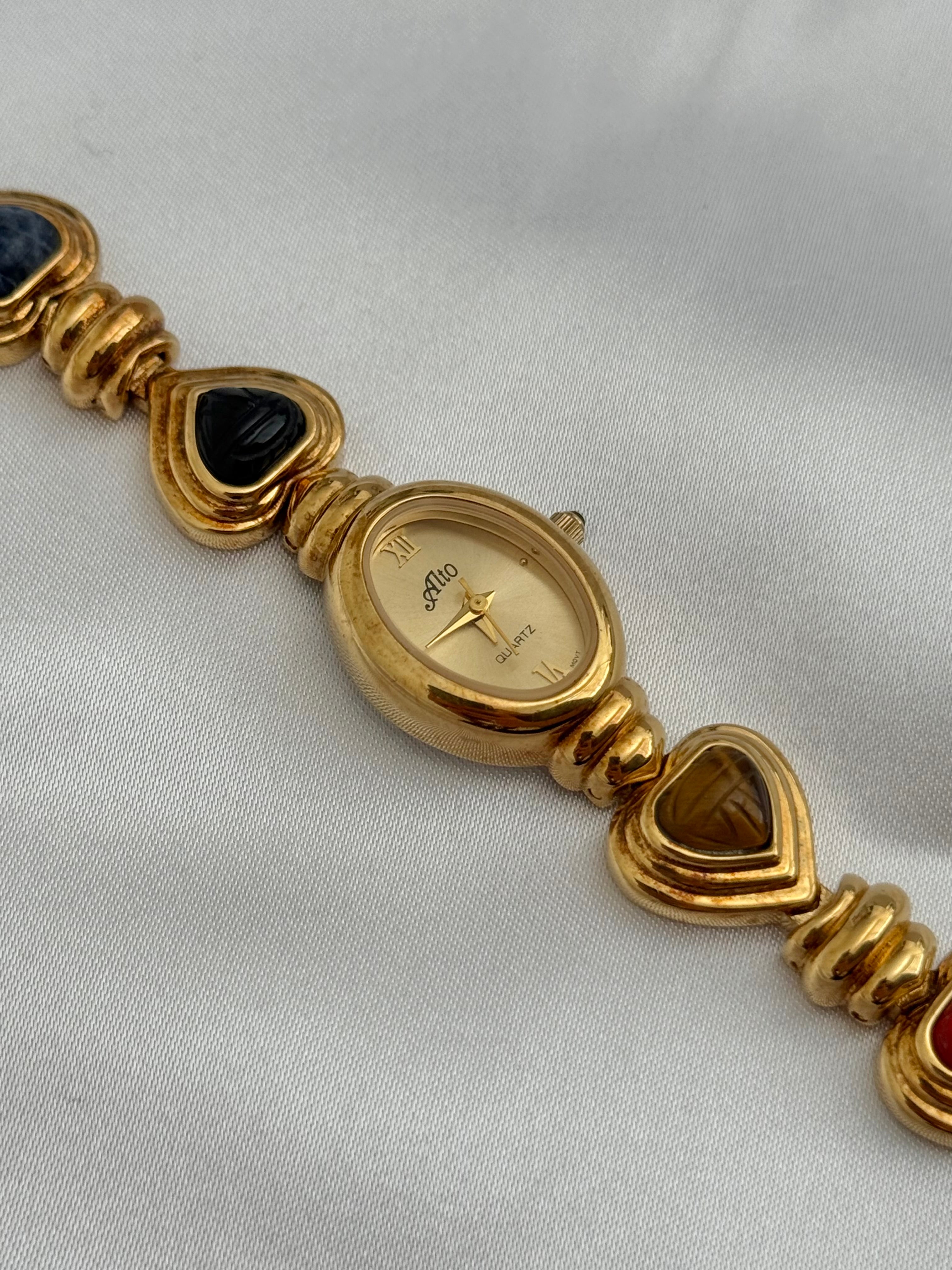 Vintage Heart Gem Watch – ekiztas collection1