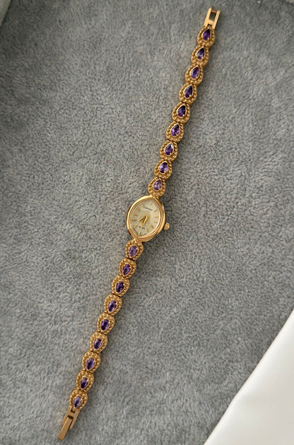 Super Rare Amethyst Nicolet Watch