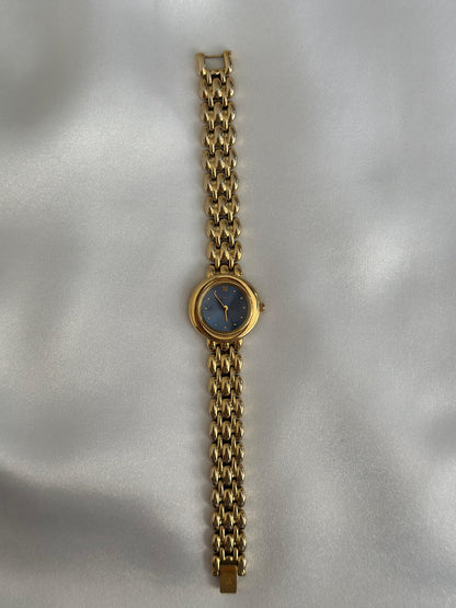 Vintage Blue Dial Accurist Watch