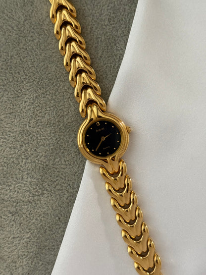 Vintage Navy Dial Accurist Watch