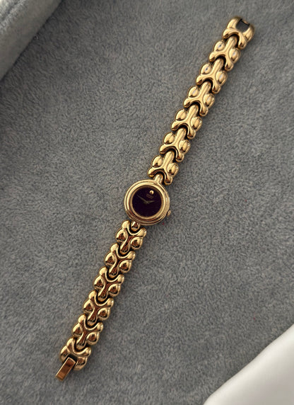 Vintage Burgundy Dial Seiko Watch