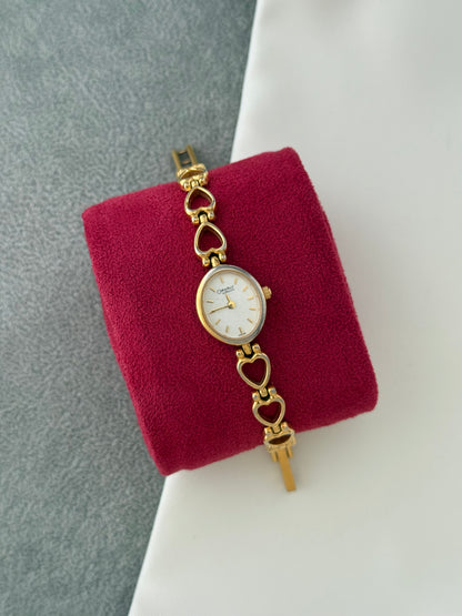 Vintage Bulova Heart Watch