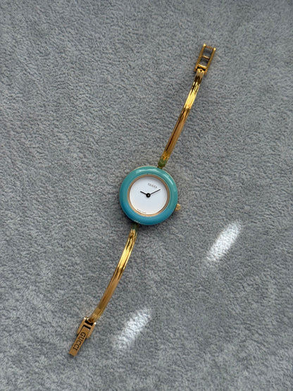 Vintage 1100L Gucci Watch with 12 Interchangeable Bezels