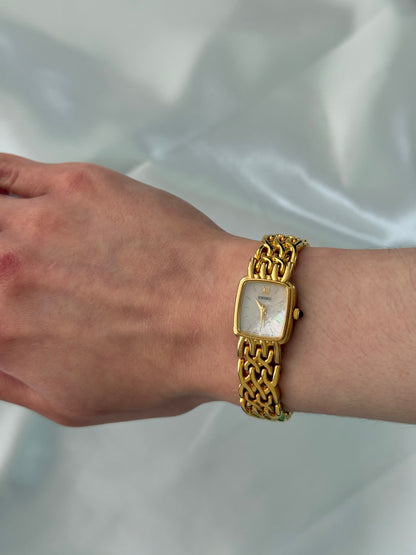 Vintage Mother Of Pearl Seiko Watch