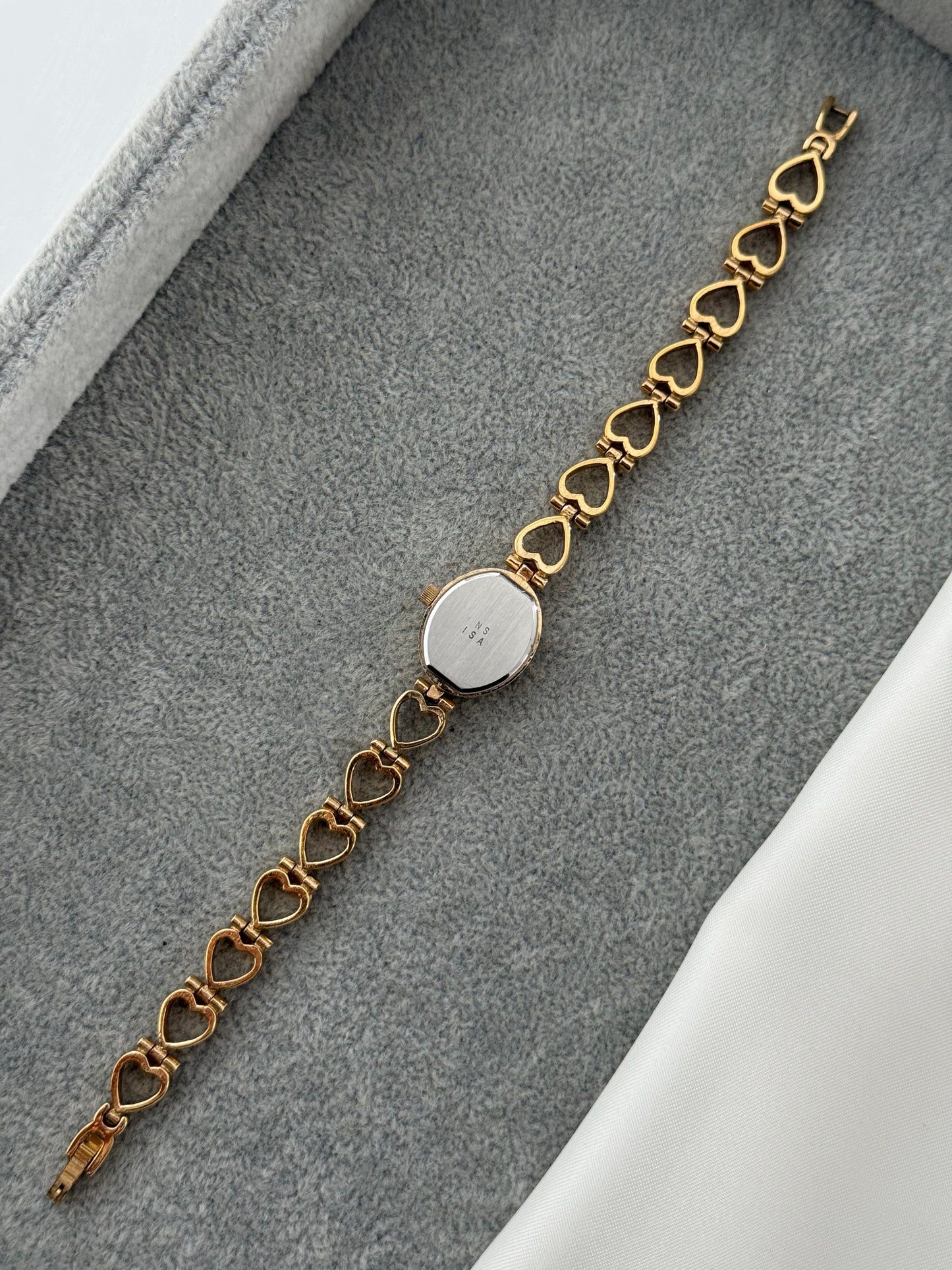 Adorable Vintage Heart Watch