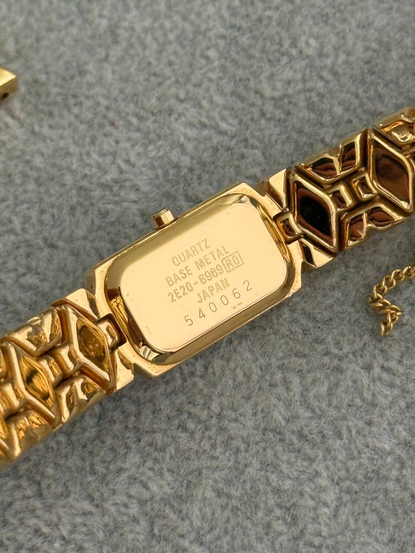 Full Set 1985 Seiko Lassale with Striking Purple Dial & Diamond Bezel Watch 2E20-6989