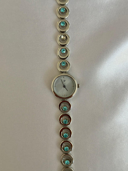 Vintage Blue Gem Watch