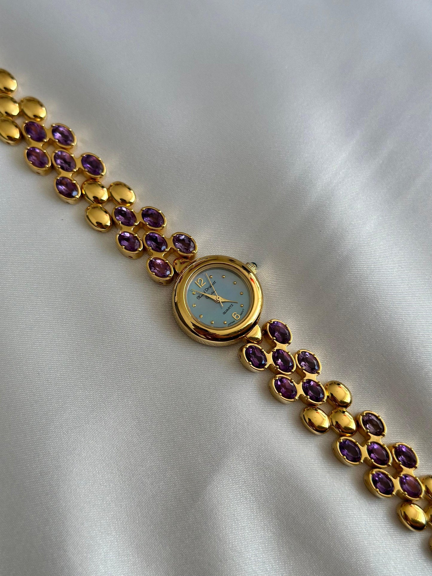 Rare Vintage Amethyst Watch